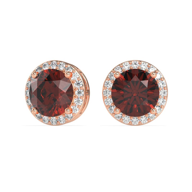Classic Halo Stud Earrings