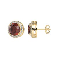 Classic Halo Stud Earrings