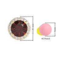 Classic Halo Stud Earrings