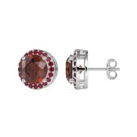 Classic Halo Stud Earrings