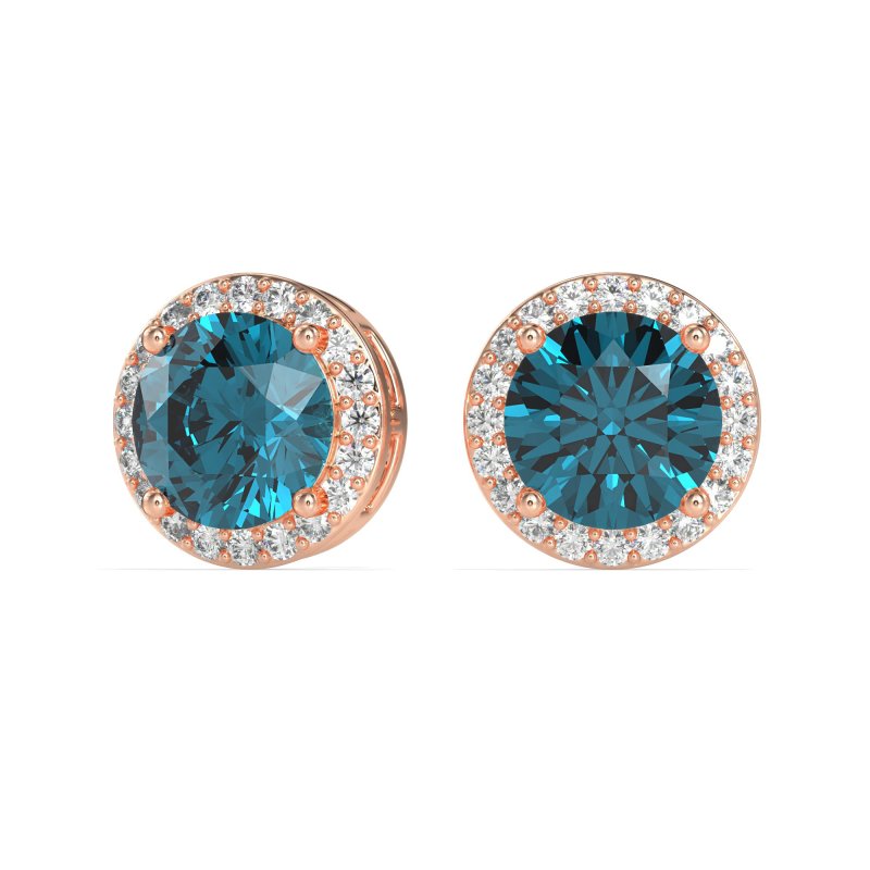 Classic Halo Stud Earrings