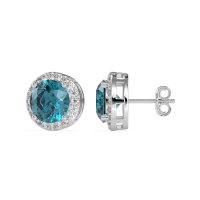 Classic Halo Stud Earrings
