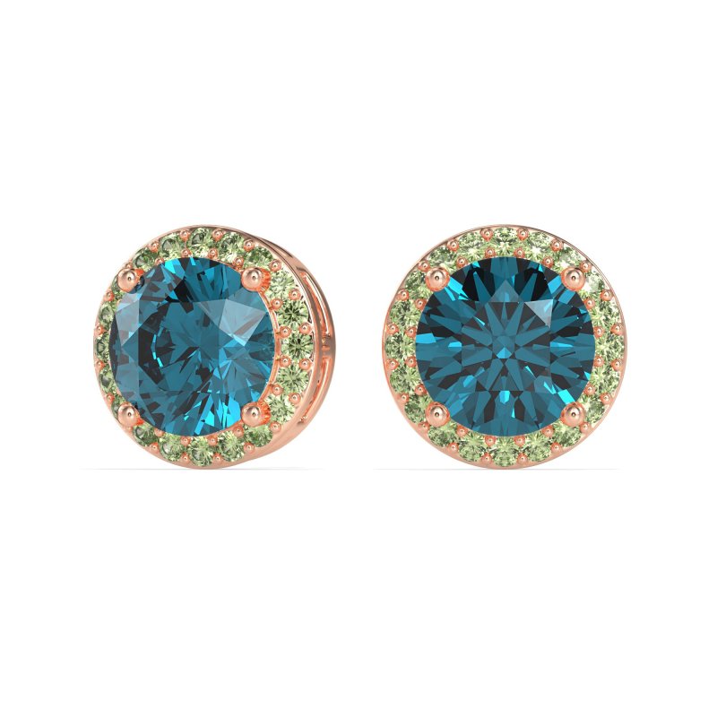 Classic Halo Stud Earrings