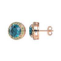 Classic Halo Stud Earrings