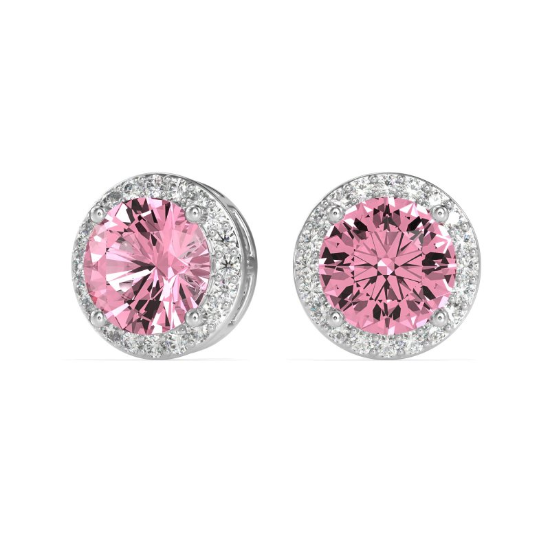Classic Halo Stud Earrings