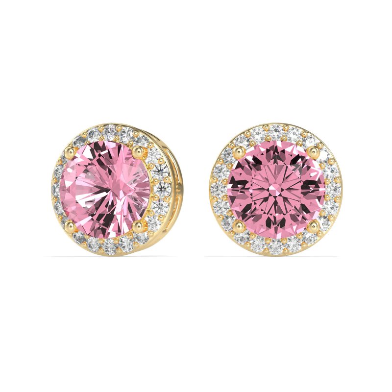 Classic Halo Stud Earrings