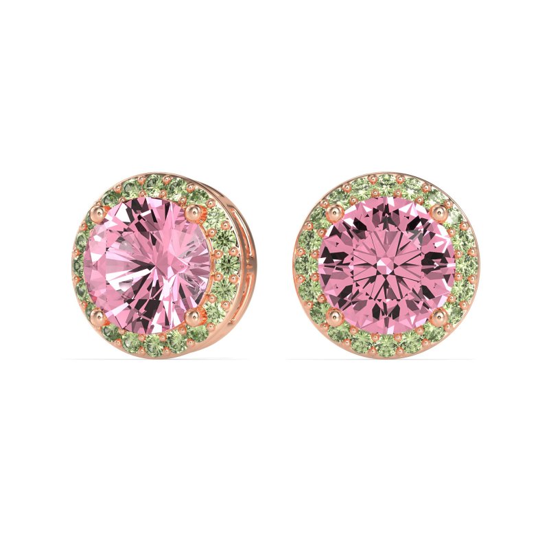 Classic Halo Stud Earrings
