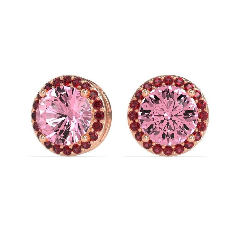 Classic Halo Stud Earrings