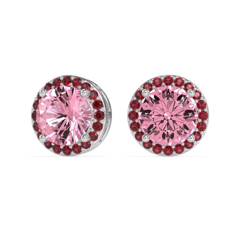 Classic Halo Stud Earrings
