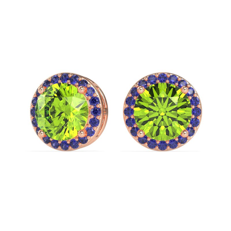 Classic Halo Stud Earrings