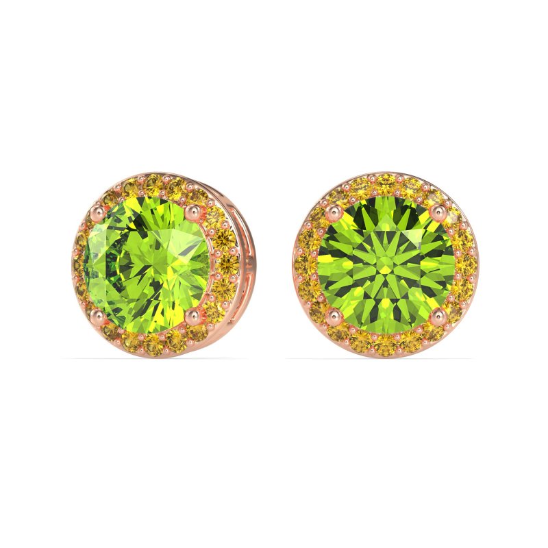 Classic Halo Stud Earrings