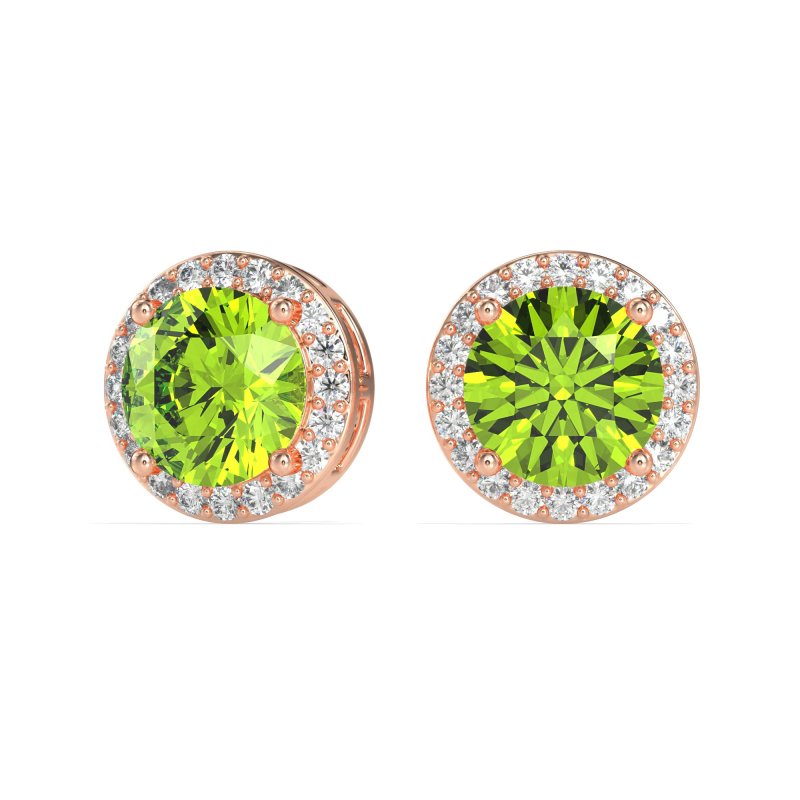 Classic Halo Stud Earrings