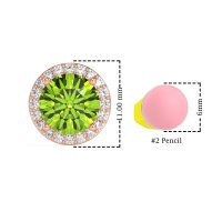 Classic Halo Stud Earrings