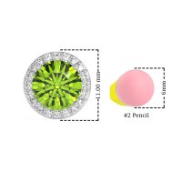 Classic Halo Stud Earrings