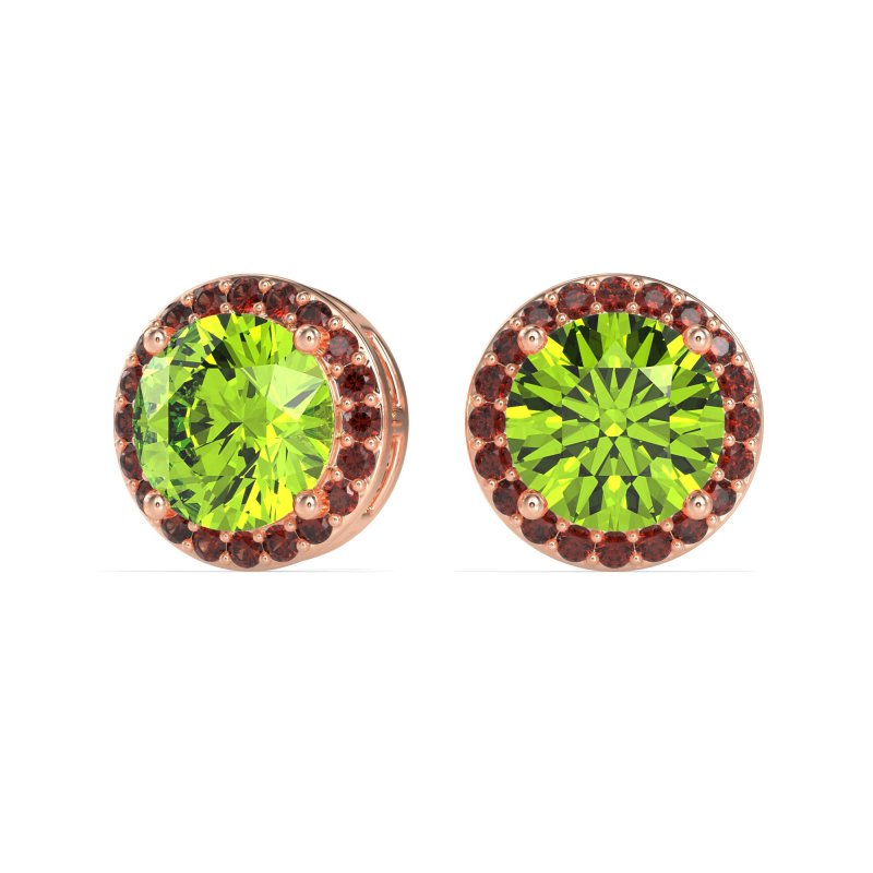 Classic Halo Stud Earrings