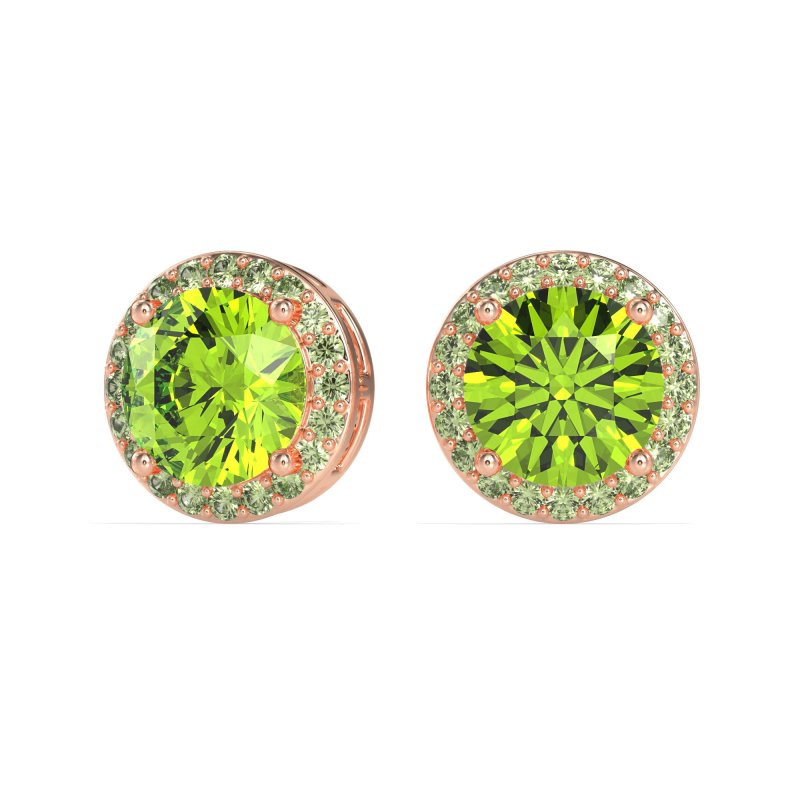 Classic Halo Stud Earrings