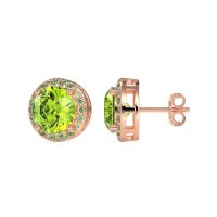 Classic Halo Stud Earrings