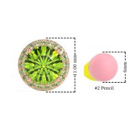 Classic Halo Stud Earrings