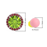 Classic Halo Stud Earrings