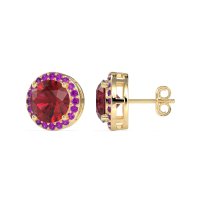 Classic Halo Stud Earrings