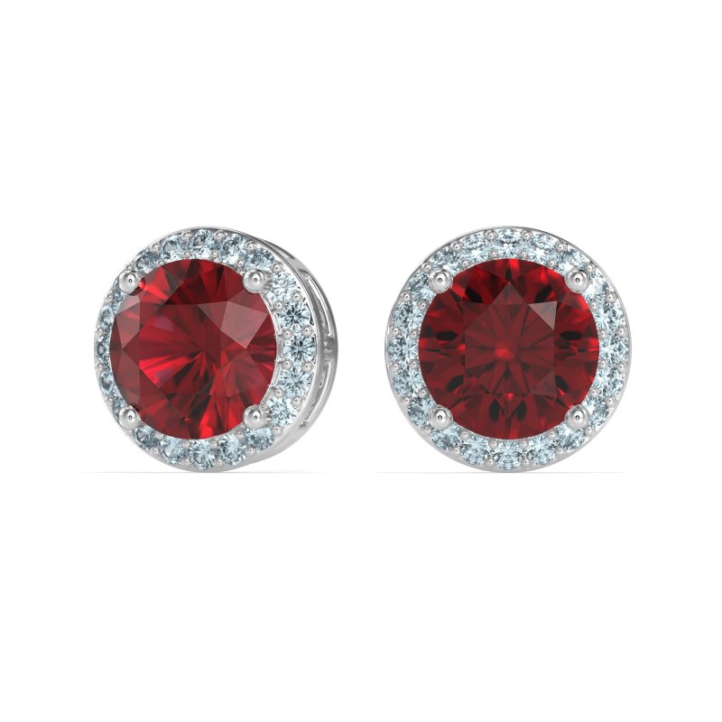 Classic Halo Stud Earrings