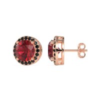Classic Halo Stud Earrings