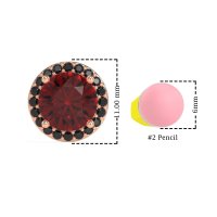 Classic Halo Stud Earrings