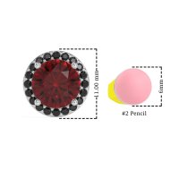 Classic Halo Stud Earrings