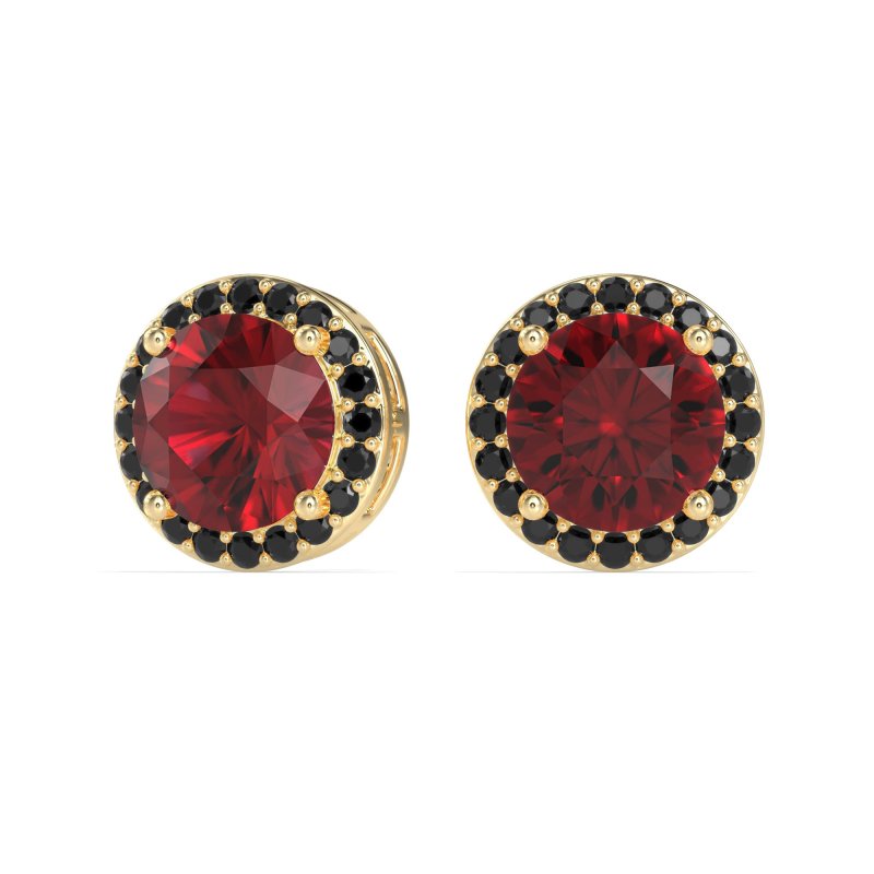 Classic Halo Stud Earrings