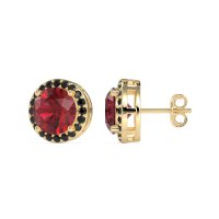 Classic Halo Stud Earrings