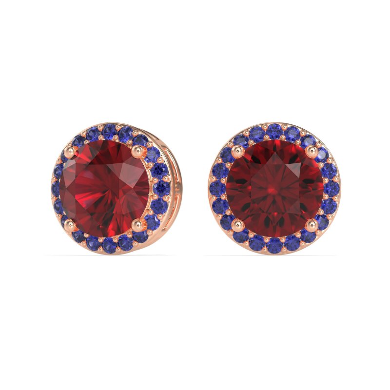 Classic Halo Stud Earrings
