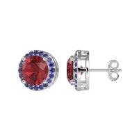 Classic Halo Stud Earrings