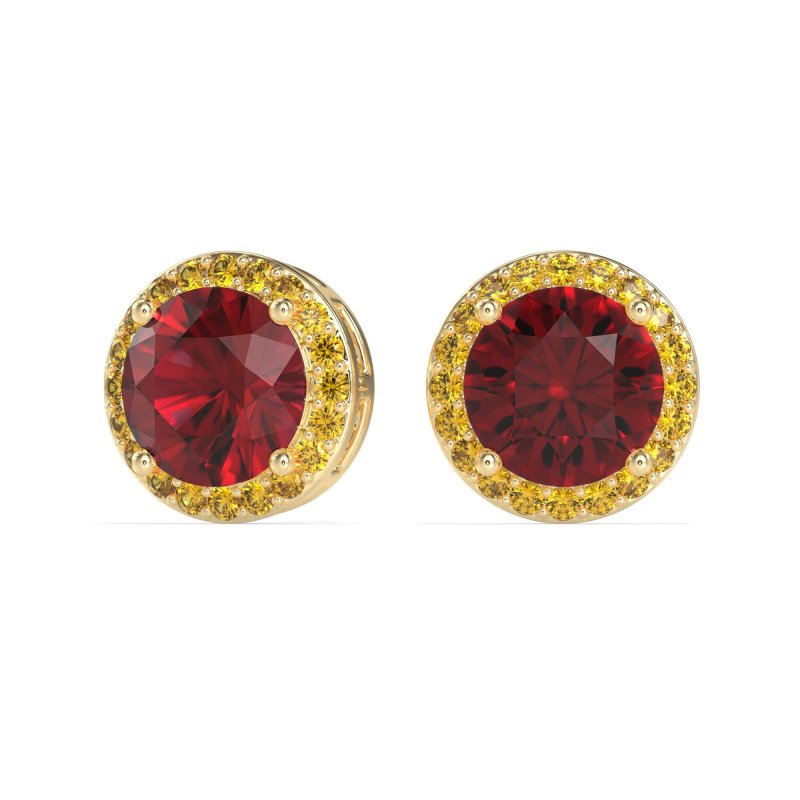 Classic Halo Stud Earrings