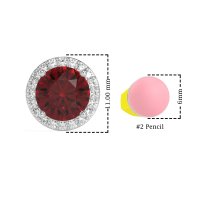 Classic Halo Stud Earrings