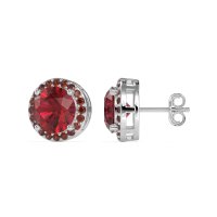 Classic Halo Stud Earrings