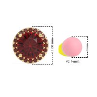 Classic Halo Stud Earrings