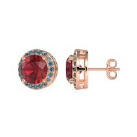 Classic Halo Stud Earrings