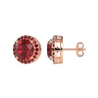 Classic Halo Stud Earrings