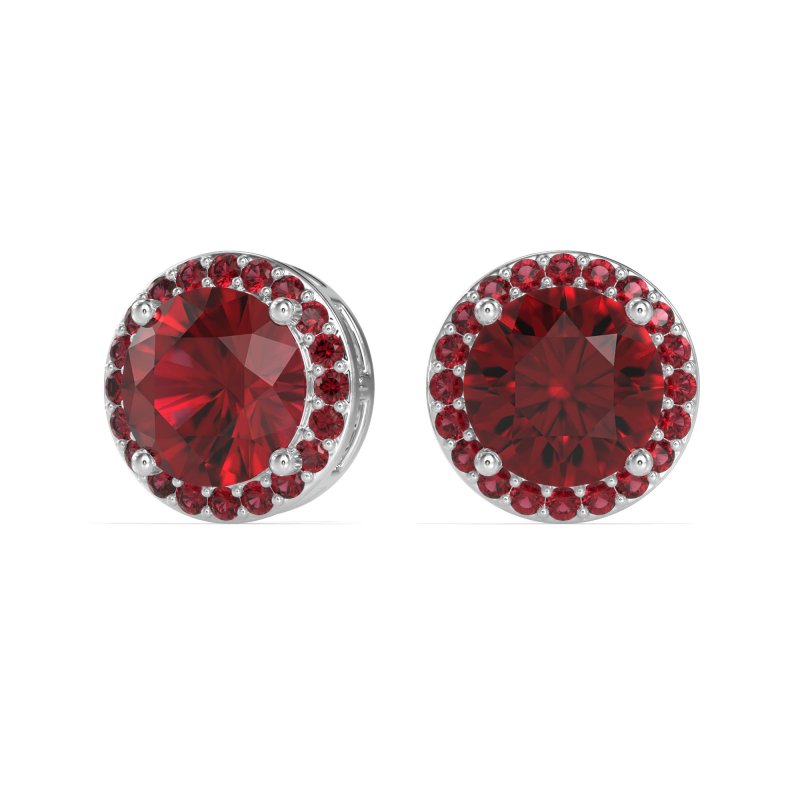 Classic Halo Stud Earrings
