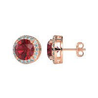Classic Halo Stud Earrings