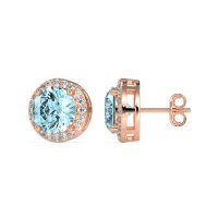 Classic Halo Stud Earrings