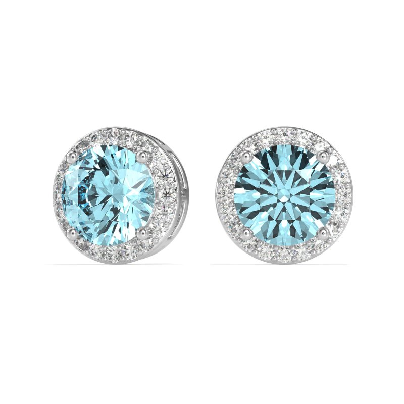Classic Halo Stud Earrings
