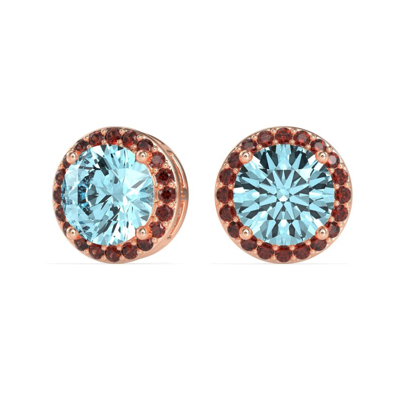 Classic Halo Stud Earrings