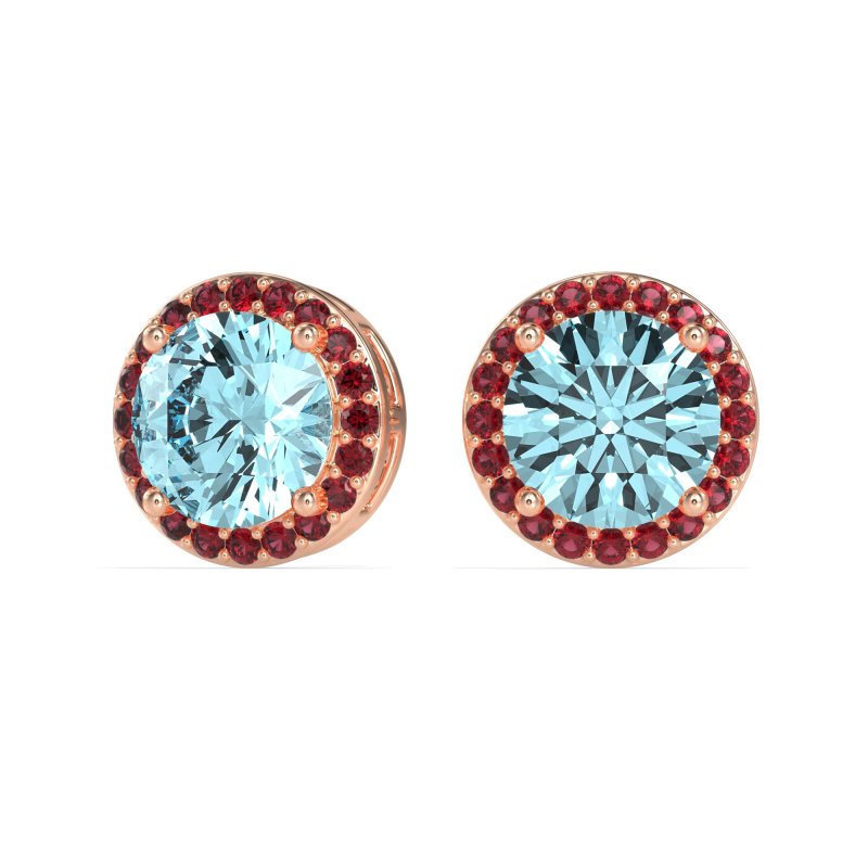 Classic Halo Stud Earrings