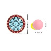 Classic Halo Stud Earrings