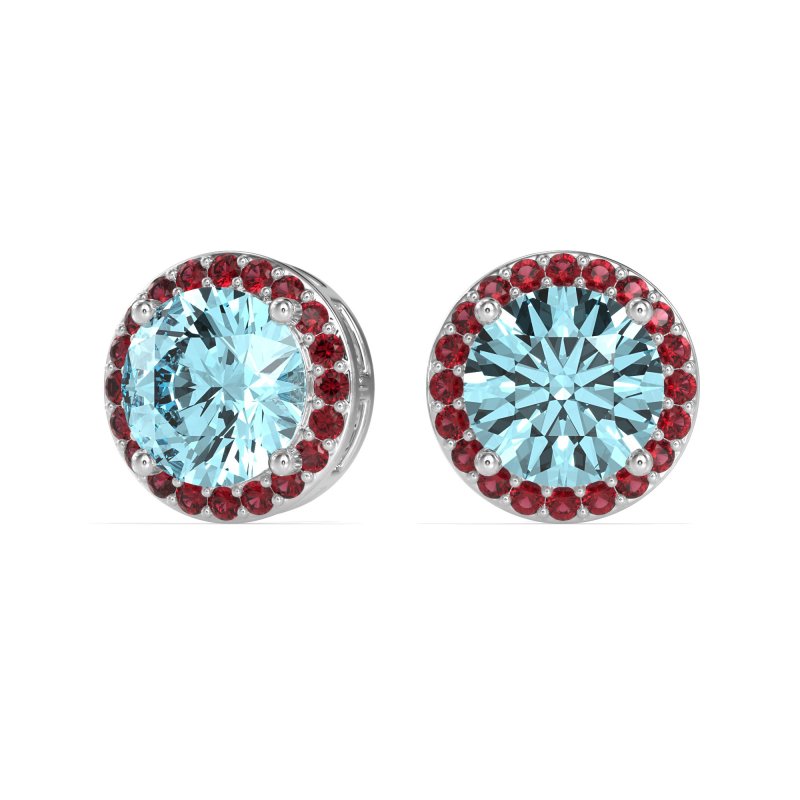 Classic Halo Stud Earrings
