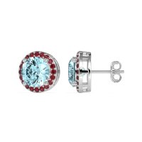 Classic Halo Stud Earrings