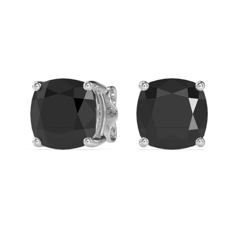 8mm Cushion Cut Stud Earrings