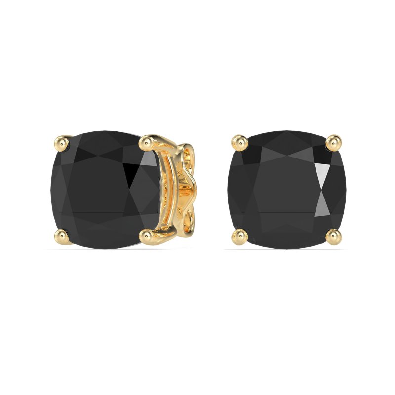 8mm Cushion Cut Stud Earrings