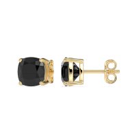 8mm Cushion Cut Stud Earrings